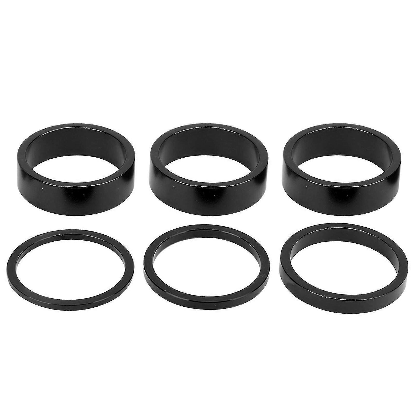 6pcs אופניים אוזניות ספייסר סגסוגת אלומיניום כידון אופניים ספייסרים לאופני הרים - טוב