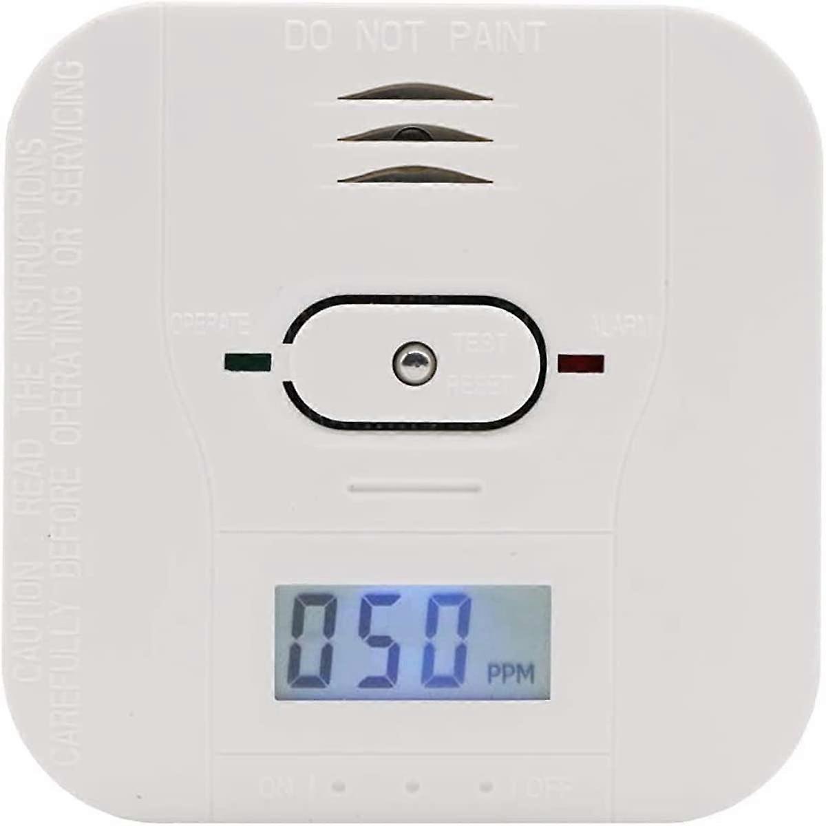 Carbon Monoxide Detector - Carbon Monoxide Alarm - 85DB Alarm - Complies with Standard EN 50291