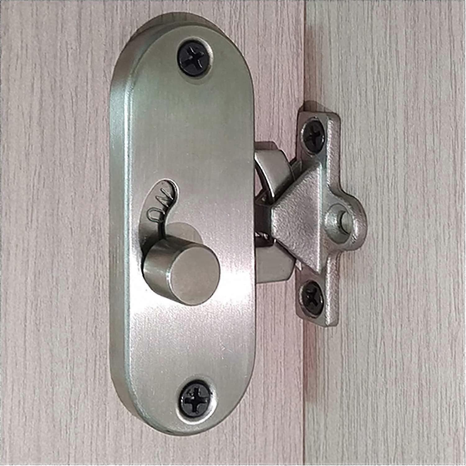 90 Degree Sliding Door Right Angle Buckle Privacy Lock, Sliding Barn Door Lock