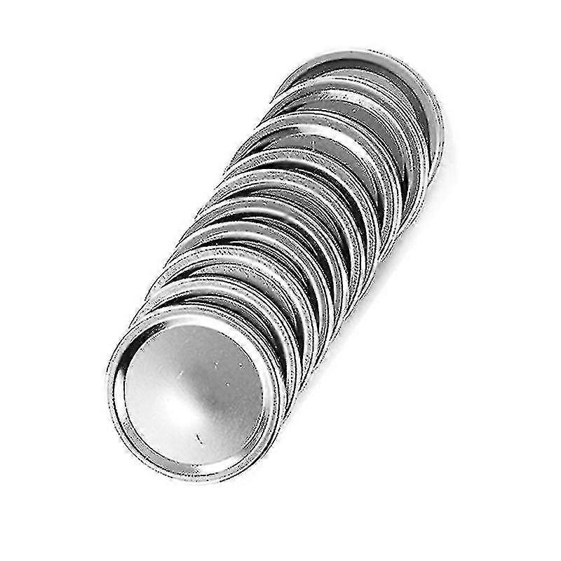 12 Pcs Regular Mouth Canning Lids Mason Jar Lids For Ball Kerr Jars Bpa Free Silver- Aespa