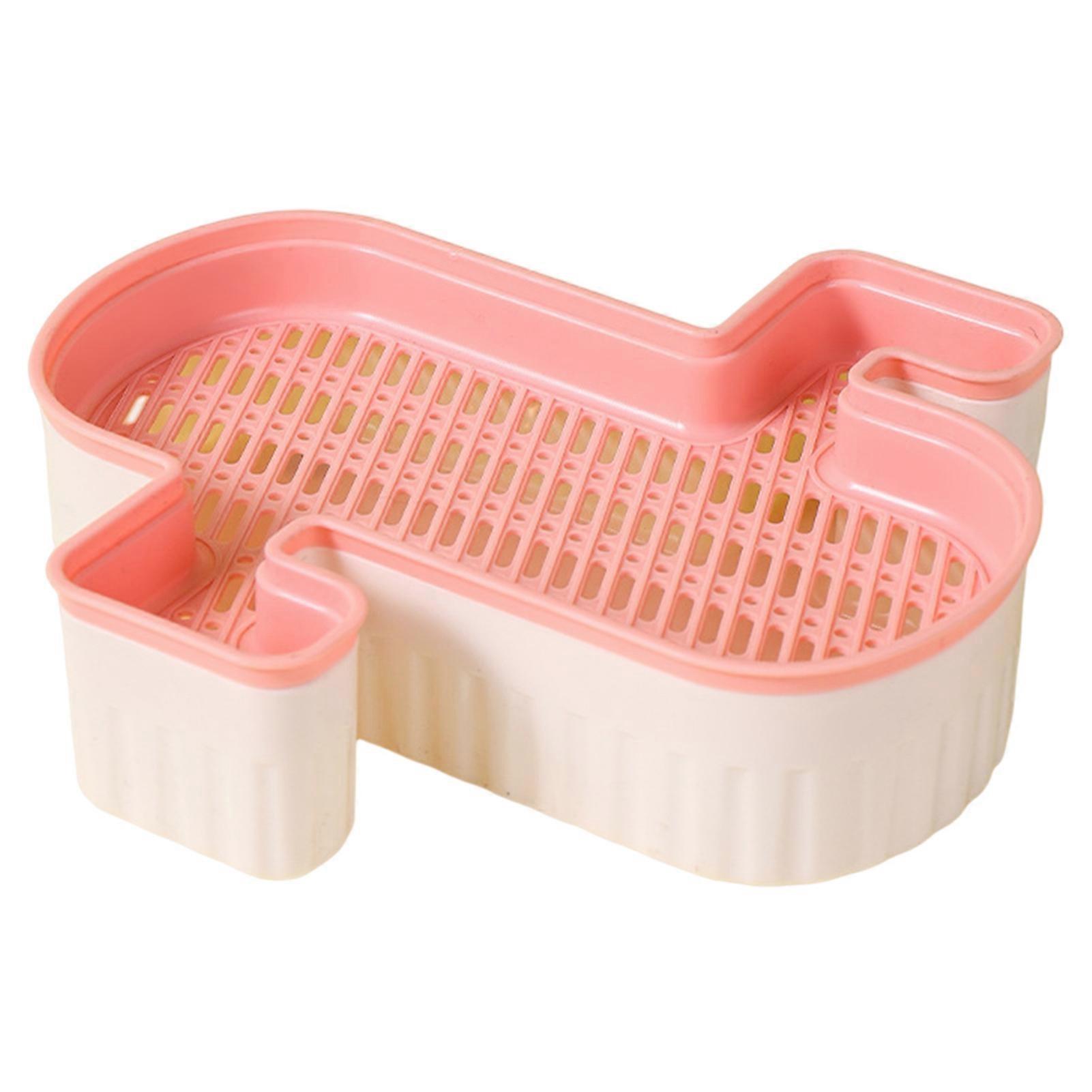 Hydroponic Cat Grass Planter Detachable Bottom Fine Filter Hole Double Layer Soilless Catnip Snack Growing Box for Garden KAESI