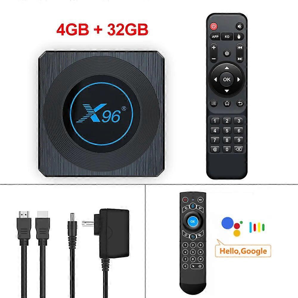 X96 X4 Amlogic S905X4 Smart RGB Light TV Box Android 11 4 Go 64 Go 32 Go 2 Go 16 Go Wifi Lecteur multimédia TVBOX 8K Décodeur