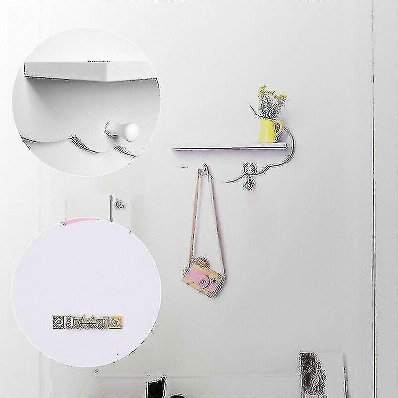 Creative Cloud Shape Pvc Storage Organizer Wall Mount Display Racks