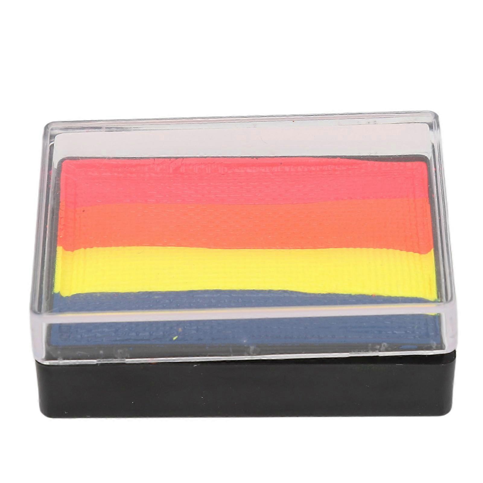 4 Color Split Cake Palette Kid Adult Water Activated Makeup Face Body Paint for Cosplay Halloween 30g 24