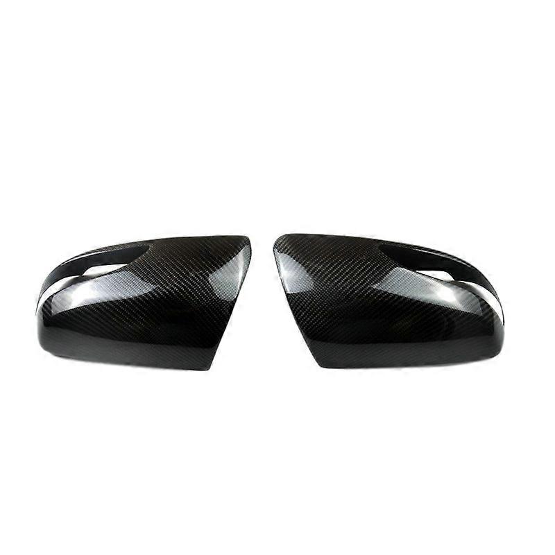 1 Pair Rearview Mirror Cover Carbon Fiber Side Rear View Mirror Cover Caps for Rohens Coupe 2008-20