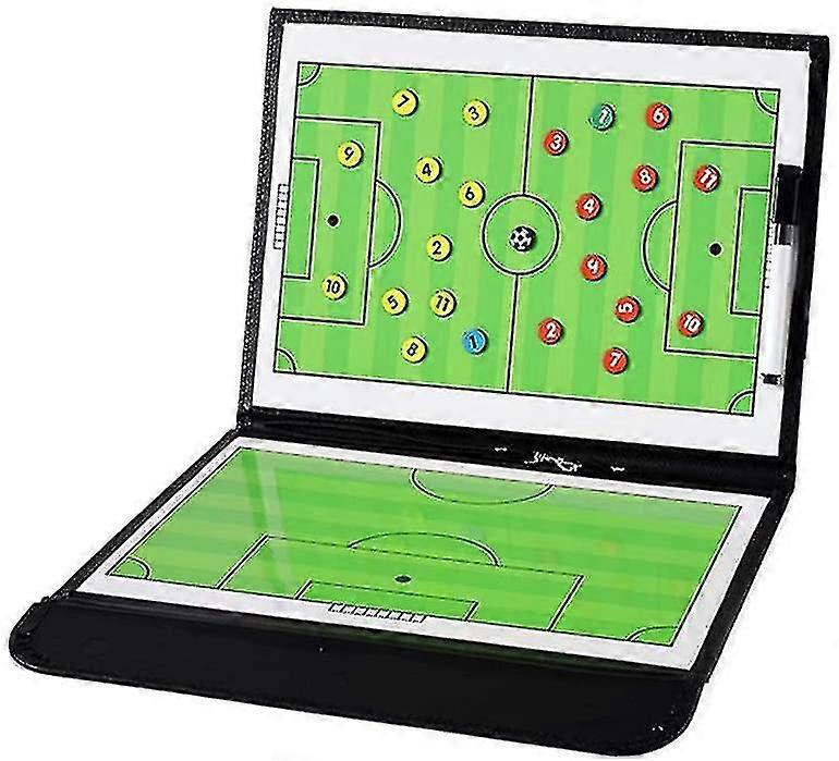 Ποδόσφαιρο coaching board προπονητές πρόχειρο τακτική μαγνητική σανίδα κιτ με ξηρή διαγραφή, μαρκαδόρο στυλό και zipper τσάντα