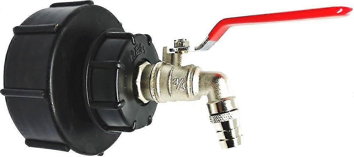 Machswon Ibc טנק Adpater S100 * 8 עד 3/4"ברז Ibc Tote טנק אחסון מים ניקוז מיכל צינור גינה ברזים חלקי התאמת ברז נירוסטה