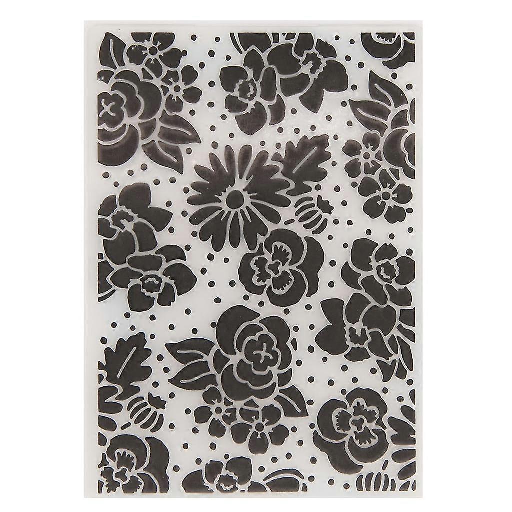 Delicate Plastic Embossing Folder 3d Uneven Embossing Script Dies Template PK
