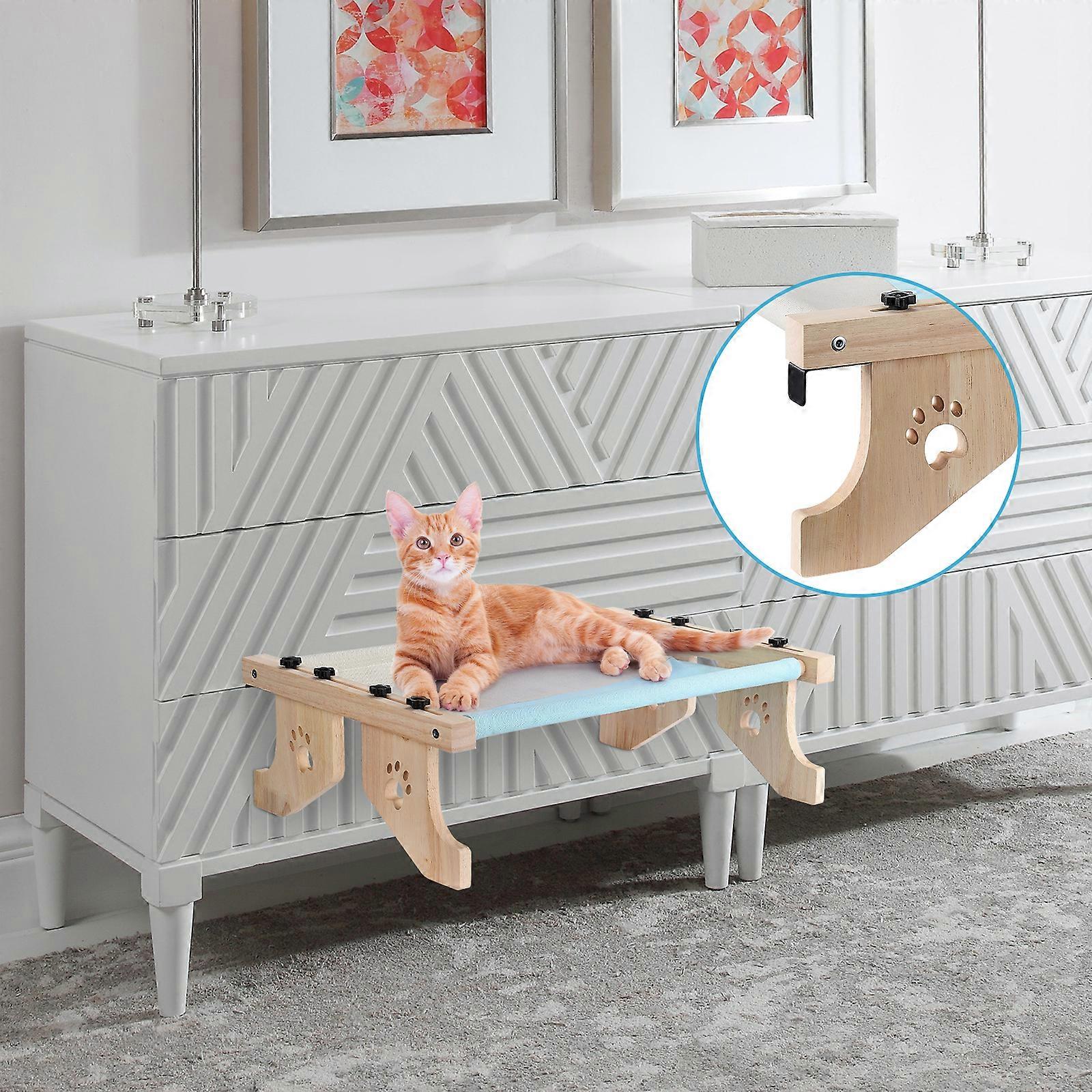 Cat Window Hammock Seat For Indoor Cats Sturdy Adjustable Durable Steady Cat Bed