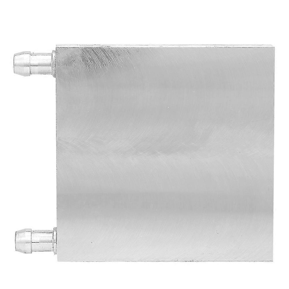 CPU Water Cooling Head Aluminum Waterblock Cooler Flat Effluent