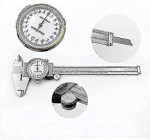 Dial Calipers 0-6" Ran With 0.001" High Measuring Tool
