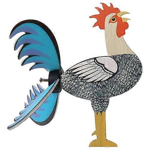 Rooster Windmill Spinners Statue