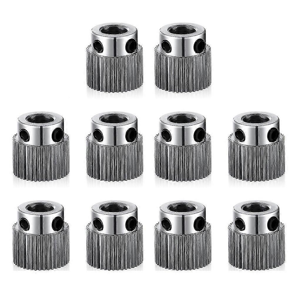 10pcs γρανάζι τροχών εξώθησης 3d τμήματα εκτυπωτή 36 εργαλεία δοντιών γρανάζια