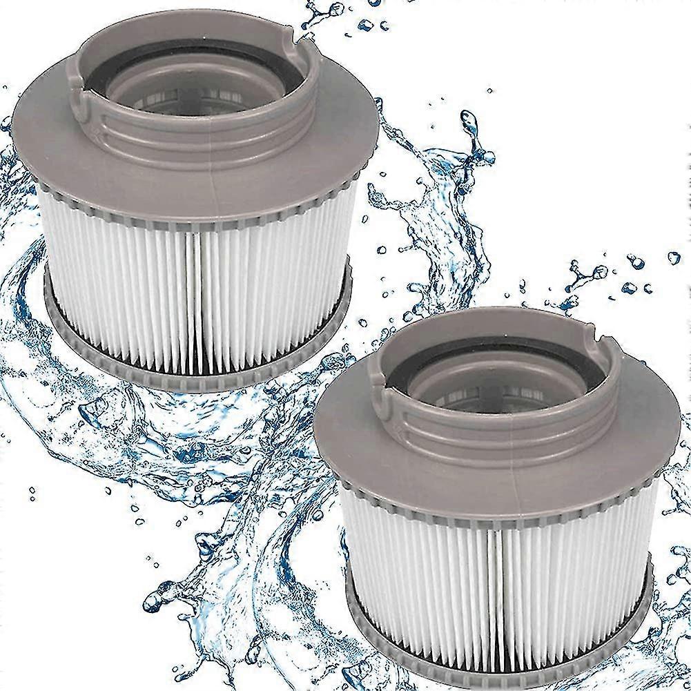 2 Pcs Filter Cartridge, Swimming Pool Filter Cartridges, Standard And Screw-on Filtration Cartridge, Filter For Bathtub, Swimming Pool