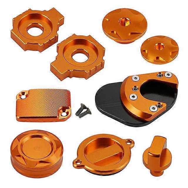 Rear Axle Adjuster Blocks Oil Filter Cover Rear Brake Reservoir Cap For KTM Duke 125 200 390 Duke 2011-2020 2012 2013 2014 2015