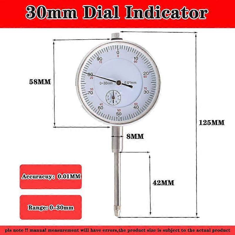 Precision Tool 0.01mm Accuracy Measurement Instrument Dial Indicator Gauge Dial Indicators Are Precision Measuring Tool