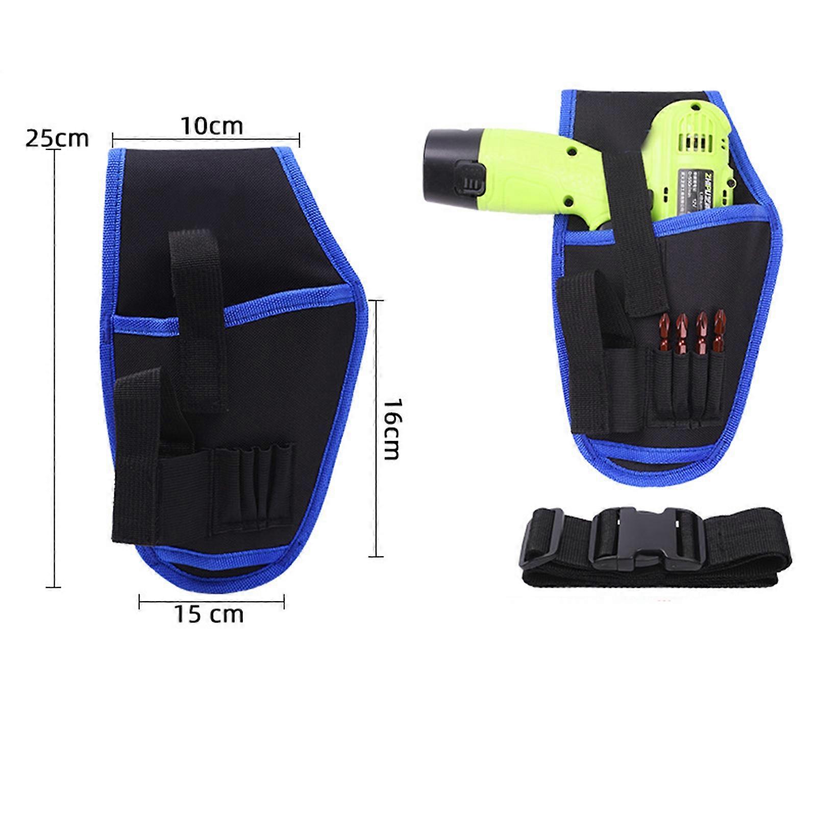 Multifunctional Electrician Tool Bag Oxford Cloth Portable Small Tool Organizers with Belt Safety Case L106 25x10cm