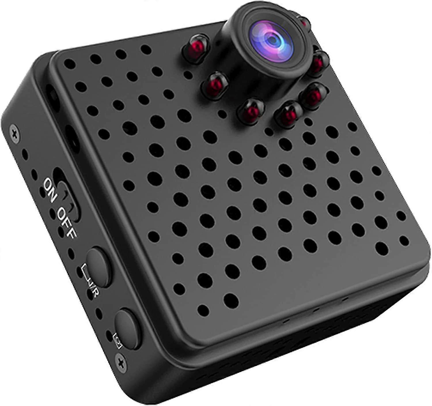 Mini Camera 1080p Wide Angle Wifi Camera with Motion Detection(Black)