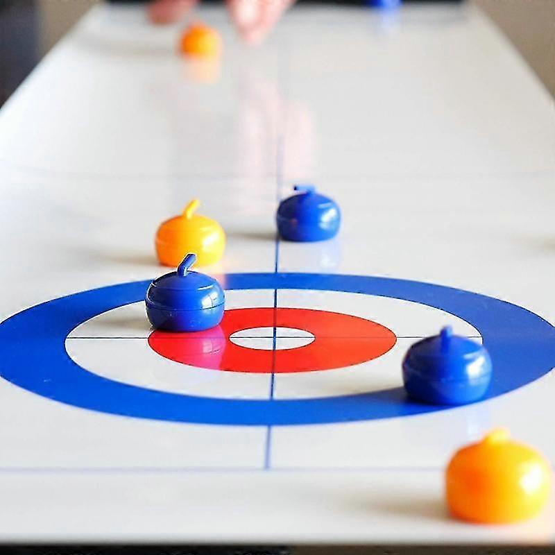 1 set desktop curling ball game parent-child interactive game kids friends party toy game enhance relationship puzzle board game