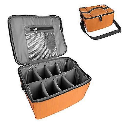Waterproof DSLR Camera Lens Case Photography with Dividers, Portable Partition Camera Bag Insert