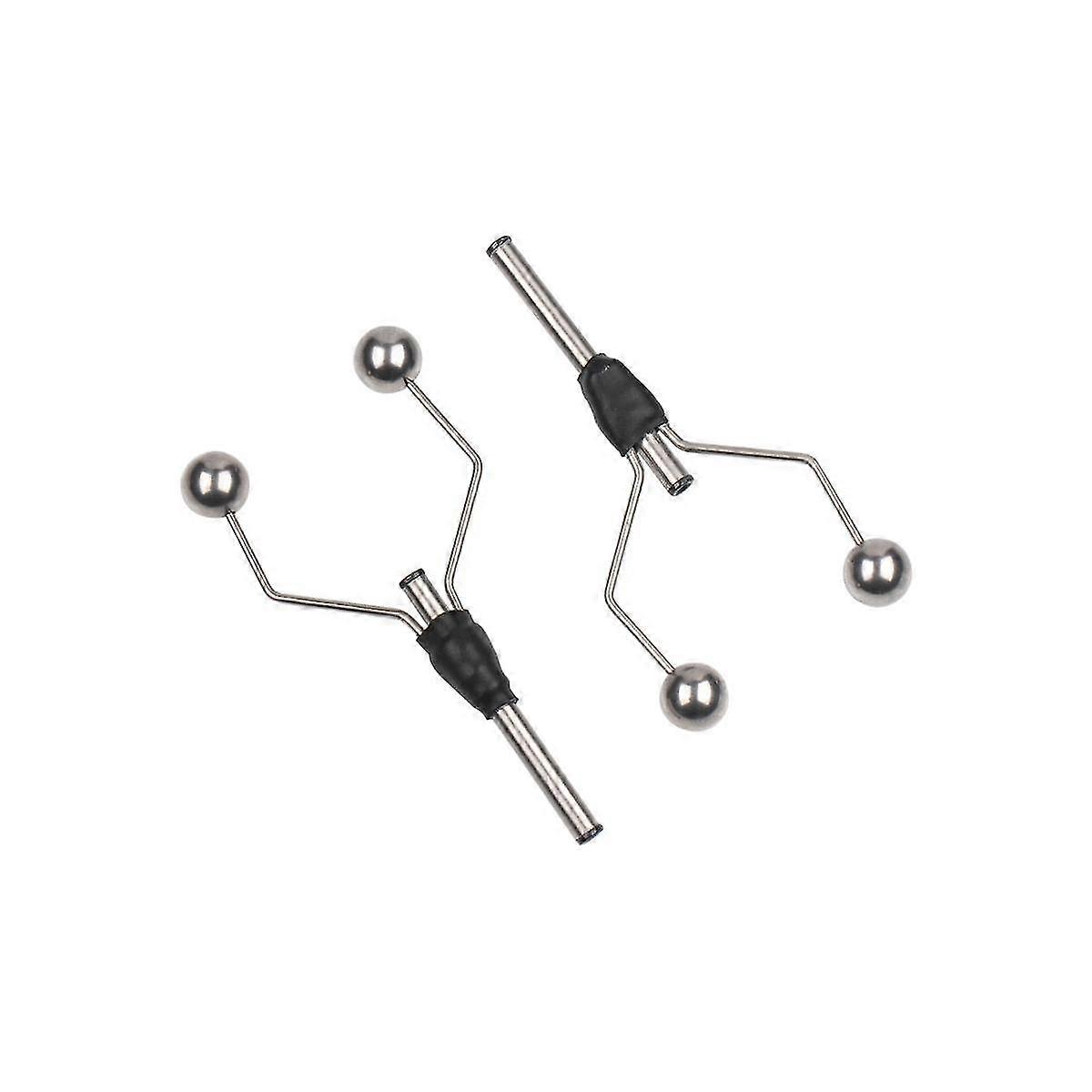 2pc Double Head Bi-ceramic Tip Fly Tying Bobbin Holder For Standard Bobbin Fishing Flies Lure Baits Making Tool