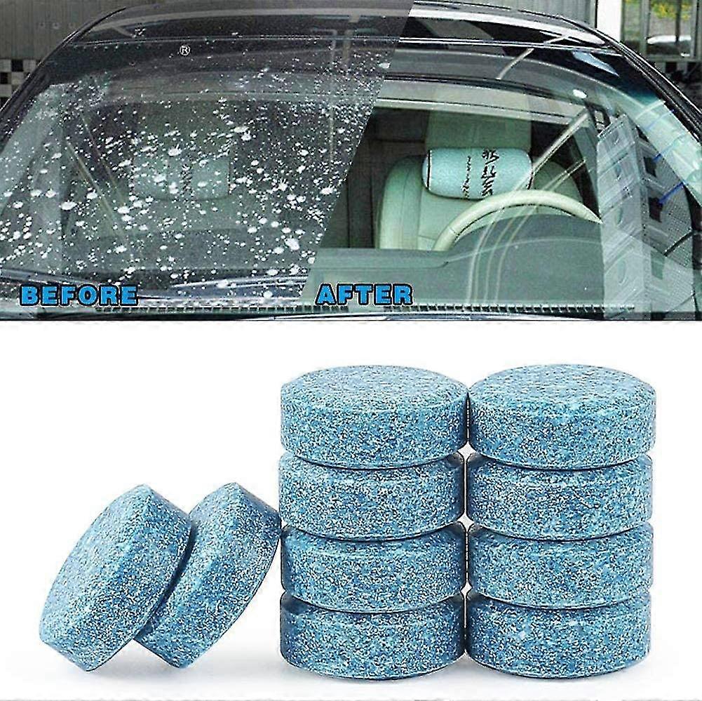 Windshield Washer Fluid-Concentrated Windscreen Washer Tablets Solid Wiper Glass Solid Washer Fluid