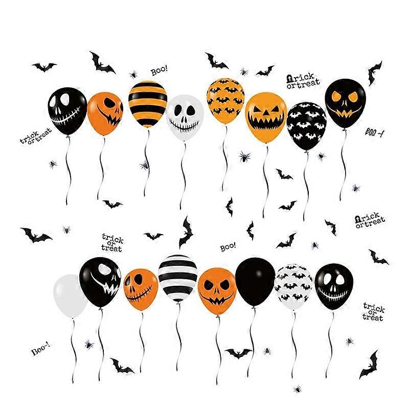 Halloween Horror Decoration Sticker Balloon Electrostatic Sticker