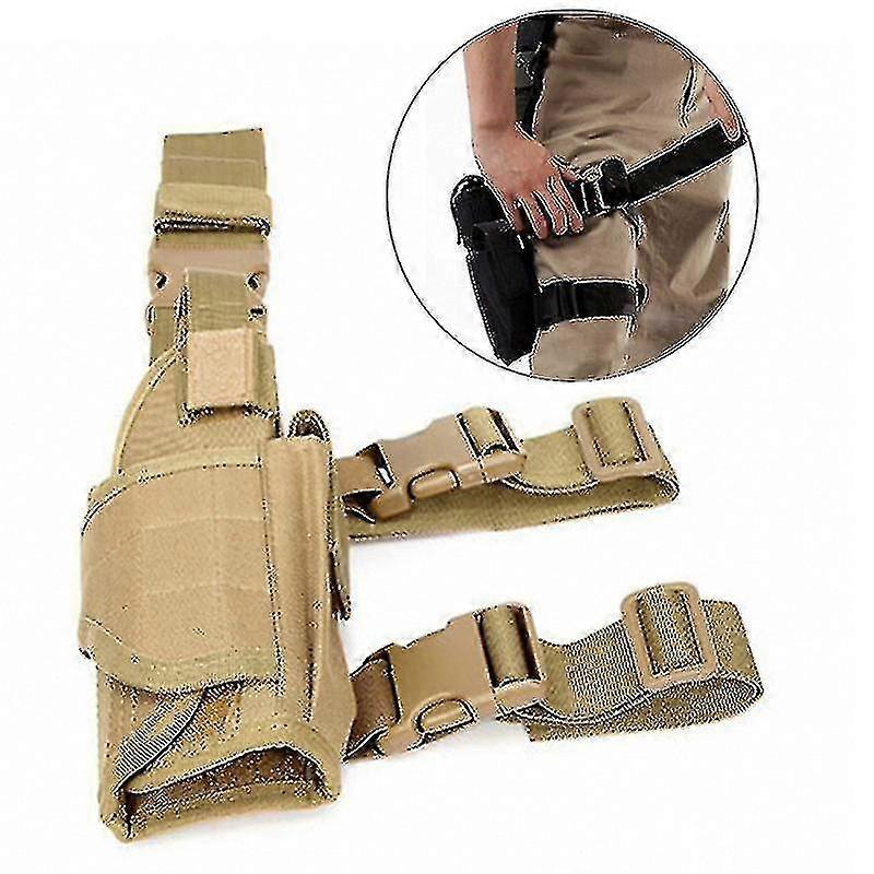 Universal Tactical Drop Leg Thigh Holster Waist Bag Pistol Belt Holsters