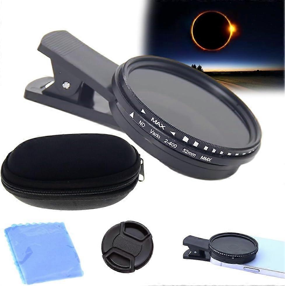Solar Eclipse Camera Lens Filter, Solar Eclipse Phone Camera Filter for Smartphone, Eclipse Imaging Enhancing Camera Lens Filter with Clip