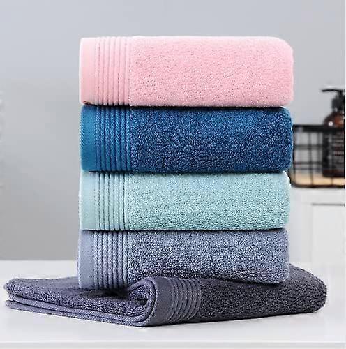 Towel pure cotton high-quality towel soft absorbent solid color towel, suitable for bathrooms, gyms and hotels