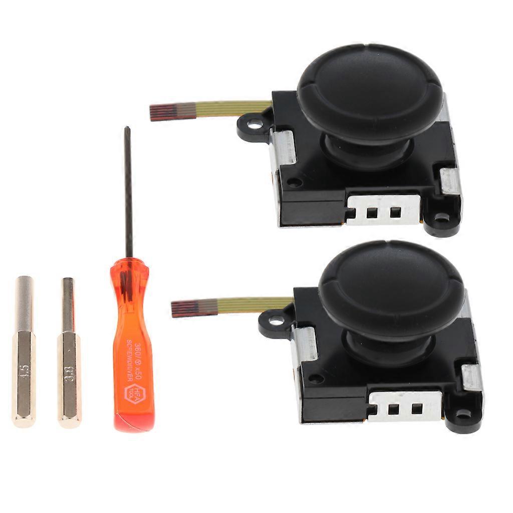 2x 3D L R Analog Joystick Sensor Rocker for Switch Joy-Con + Tools