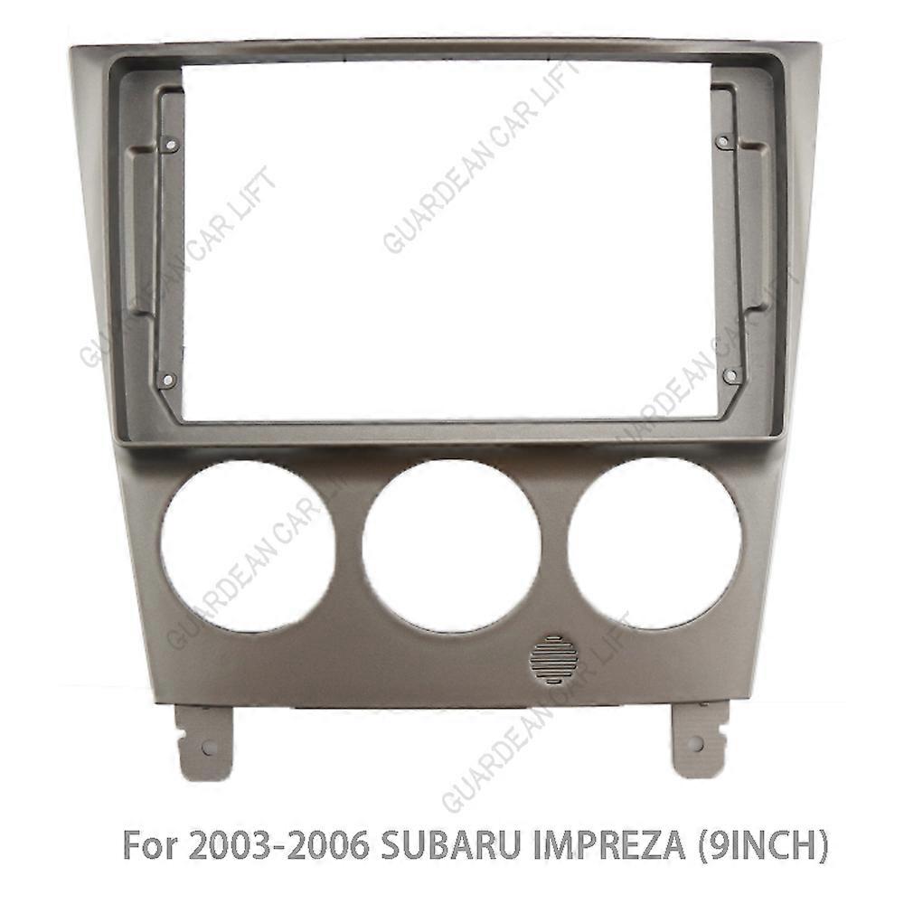 2Din Car Radio Fascia For Subaru Impreza 2003-2006(9Inch) Android MP5 Stereo Frame Plate Adapter Mounting Dash Installation Trim
