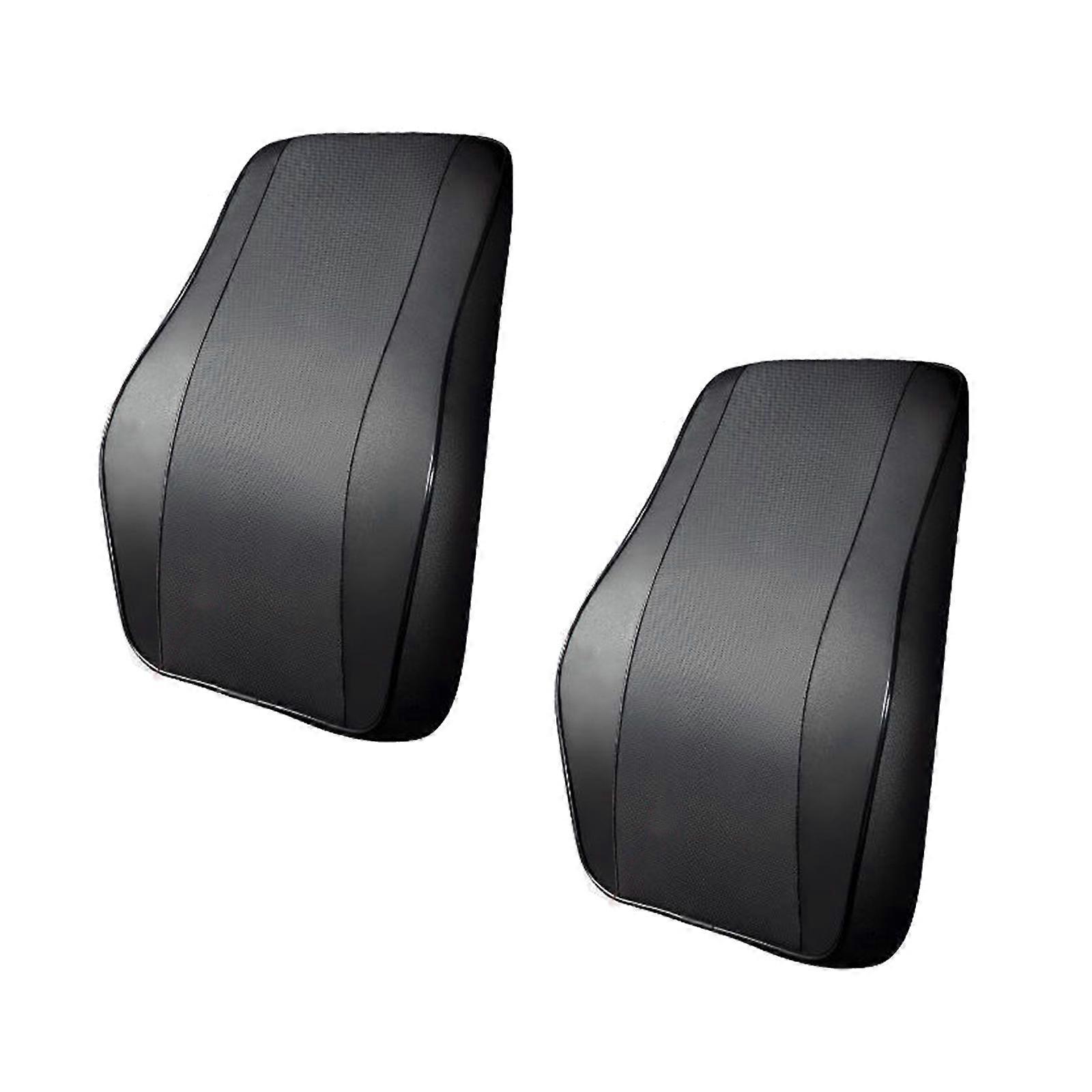 Car Neck Headrest Pillow Rest Head Support Cushion Car Breathable Memory Foam Slow Rebound Guard Car Lumbar Pillow Universal