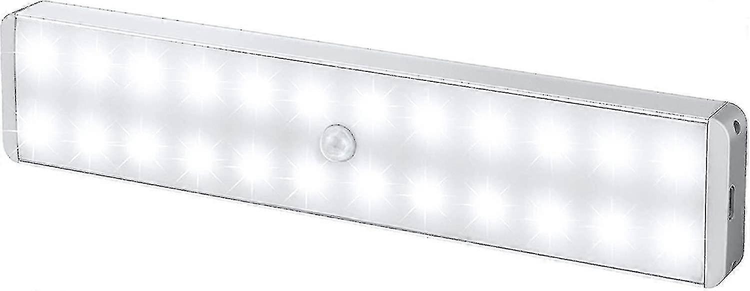 Led Closet Light, 24-led Newest Dimmer Usb Rechargeable Motion Sensor Under Cabinet Lighting Wireless Stick-anywhere Safe Bar With Remote