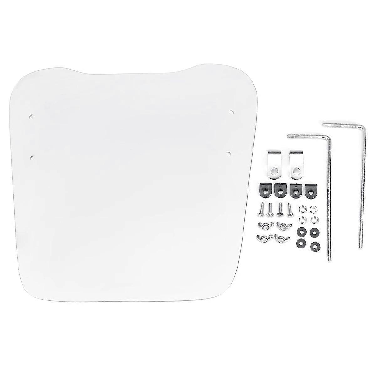 2mm/3mm thick Universal Motorcycle Wind Cold Deflector Clear Transparent PC Plate Scooter Windshield Windscreen Wind Deflect