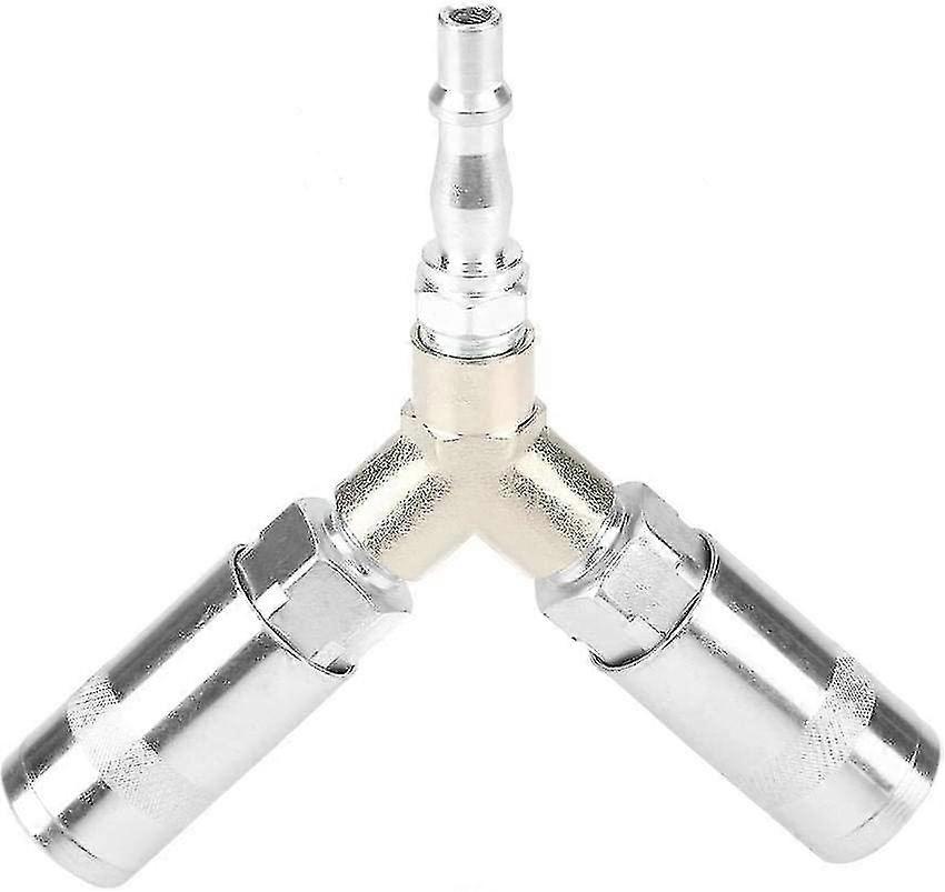 Pneumatic Quick Fitting 3 Way Y Connector Piece Quick Fit Air Pump Compressor Pneumatic Fitting