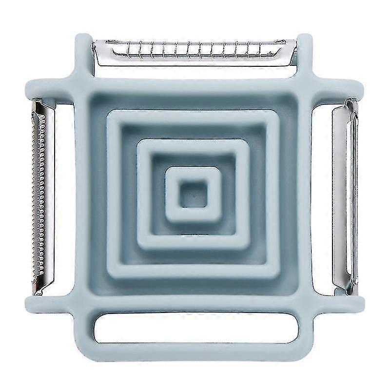 3 In 1 Multi-function Rotating Melon Peeling Peeler Grater Stainless Steel Kitchen Tool