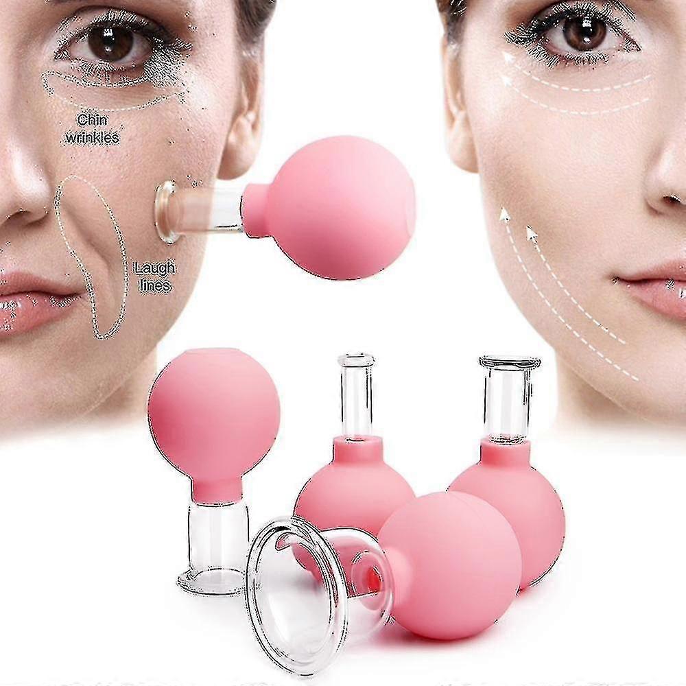 Ltcmfc Massage Body Cups Rubber Vacuum Cupping Glasses Face Skin Lifting Body Facial Cups Anti Cellulite Chineses