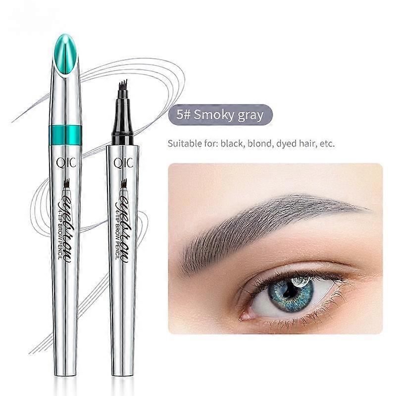 Eyebrow Pen - Waterproof  Eyebrow Pencil with a Micro-Fork Tip Applicator - Creates Natural Looking Brows Effortlessly