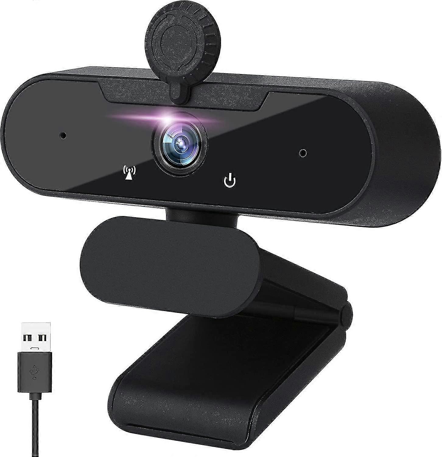 Hd Webcam 1080p,webcam Pc,laptop Camera With Microphone,widescreen Video Call And Conference Recording Support