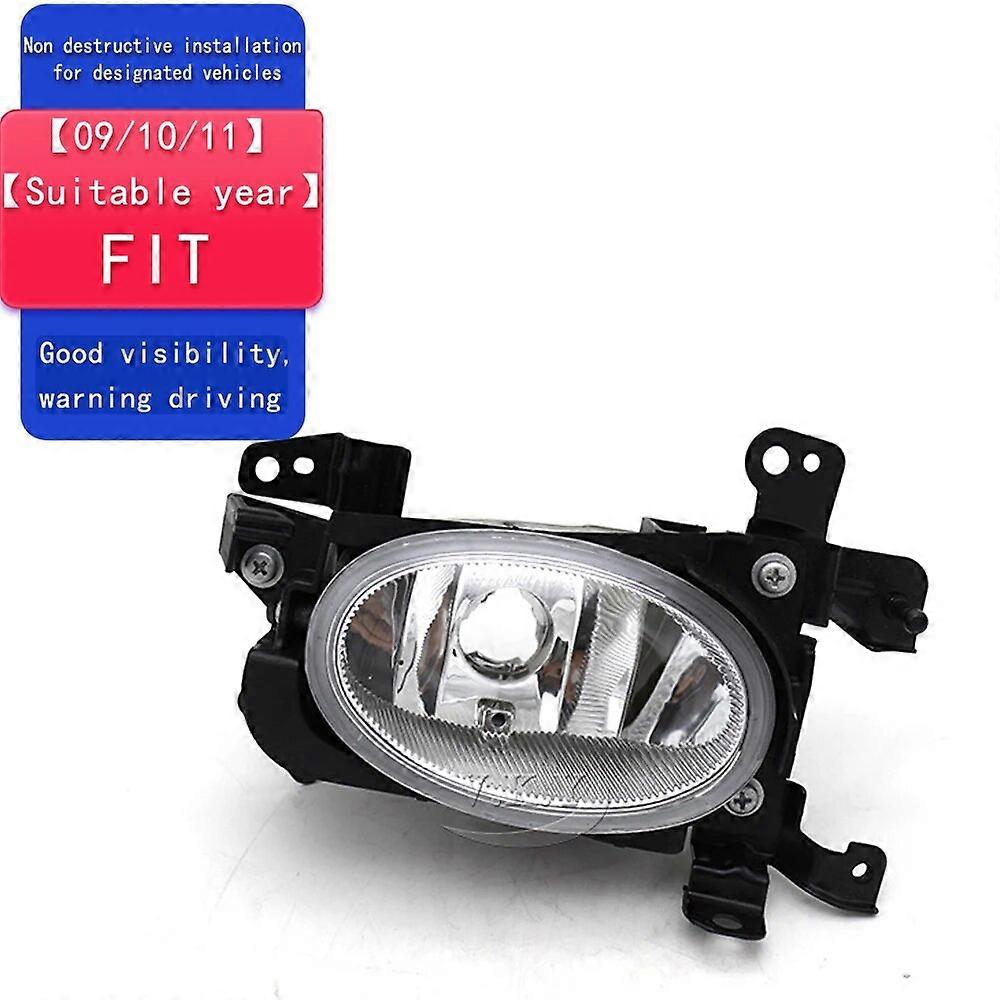 1 set Fog Lights Fog Light Headlight For Honda FIT GE6 GE8 2009 2010 2011 Fog Lamp Foglights Driving Lamp