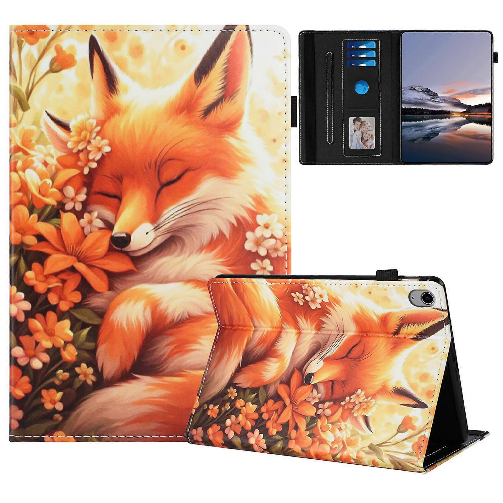 Pattern Leather Tablet Protective Case For iPad mini (2024/2021), with Auto Sleep/Wake, Card Holder