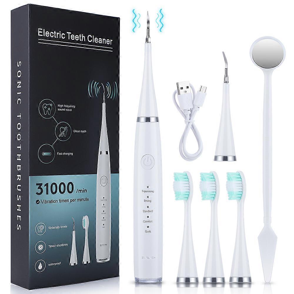 Electric Teeth Whitening Dental Calculus Scaler Plaque Coffee Stain Tartar Removal High Frequency Sonic Toothbrush Teeth Cleaner