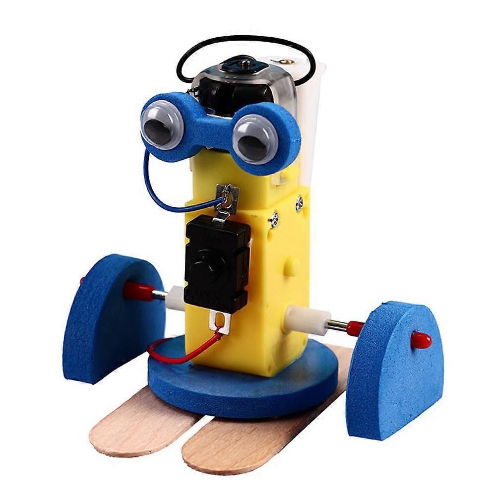 1 Set Mini DIY Assembly Crawling Robot Kit Science Technology Toy for Kid