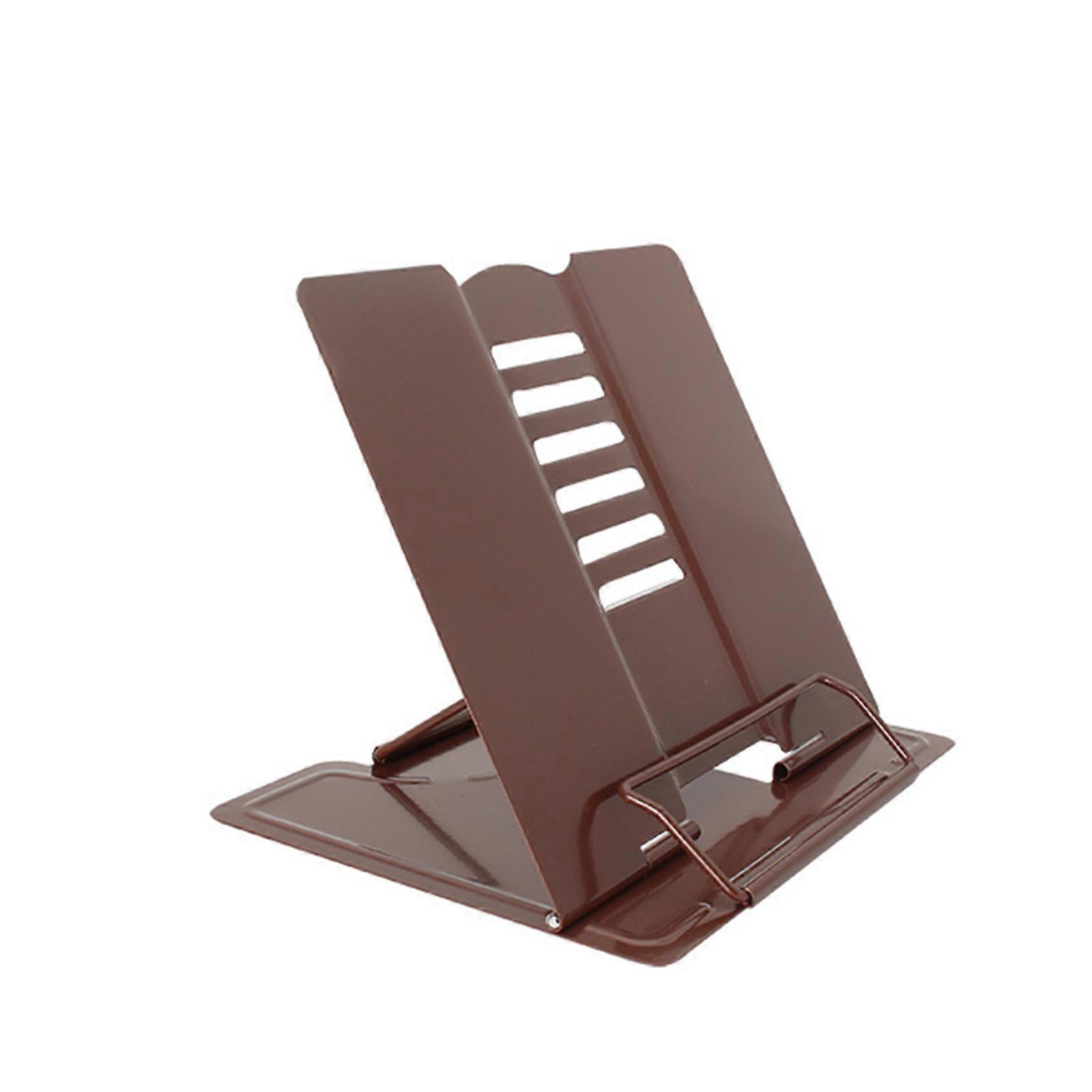 Metal Book Stand Angle Adjustable Stable Support Space-saving Avoid Neck Pain Foldable Ergonomic Tablet Stand QingHai