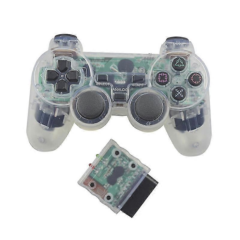 Double Vibration Shock Joypad Usb Pc Game Controller Wireless Gamepad Compatible avec Sony Ps2 Controller