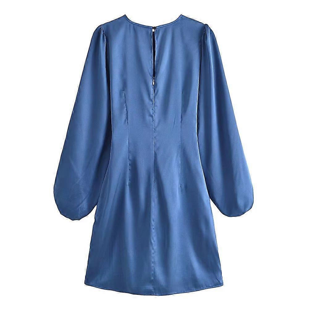 Women's Long Sleeve Round Neck Bow Shirt