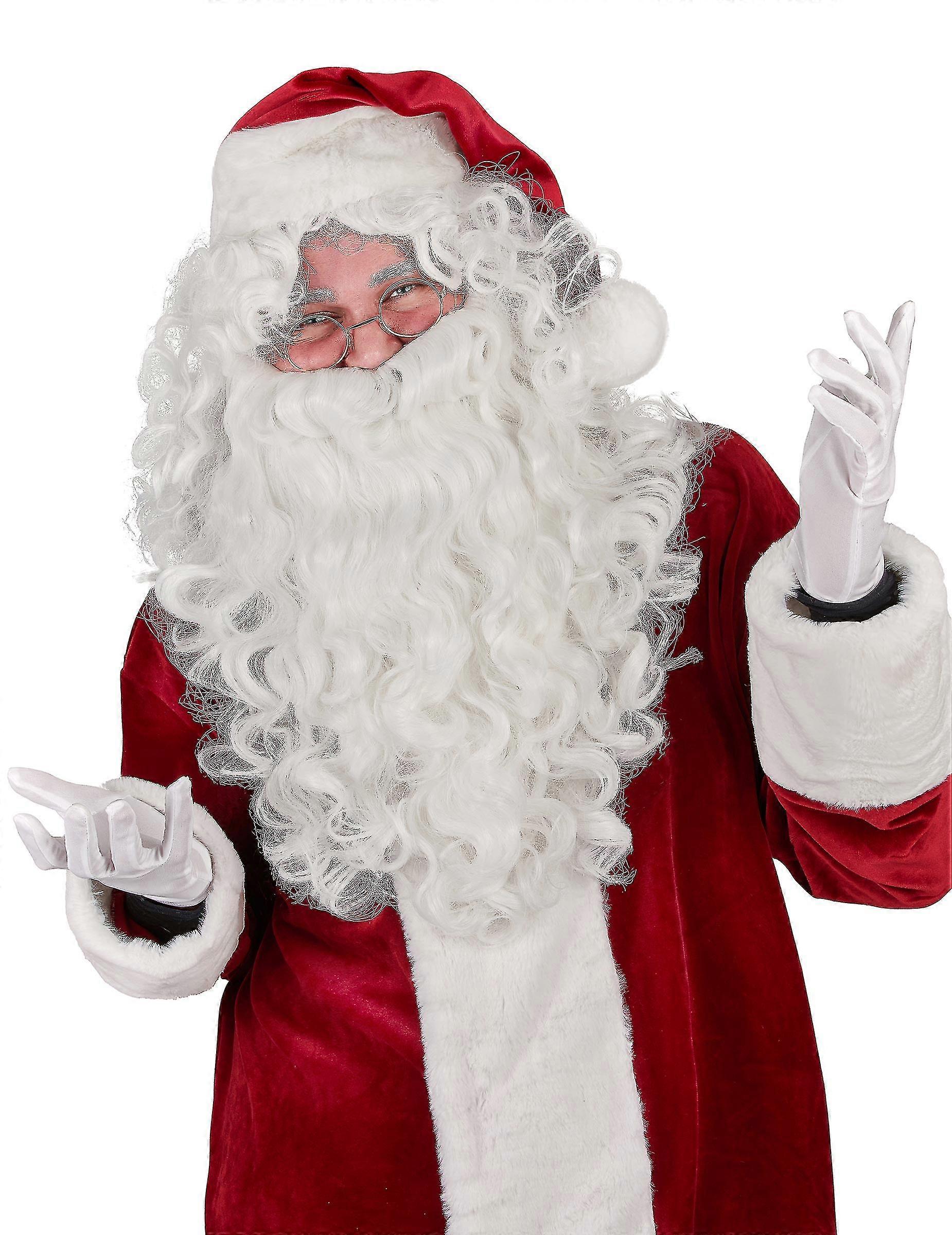 Perruque et barbe Pre Nol Adulte