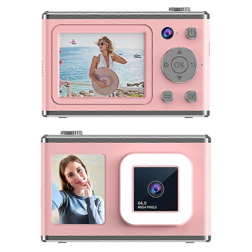 Y23 2.4 Inch HD Screen Dual Lens Video Recording CCD Digital Camera with 32G TF Card Card Reader - P