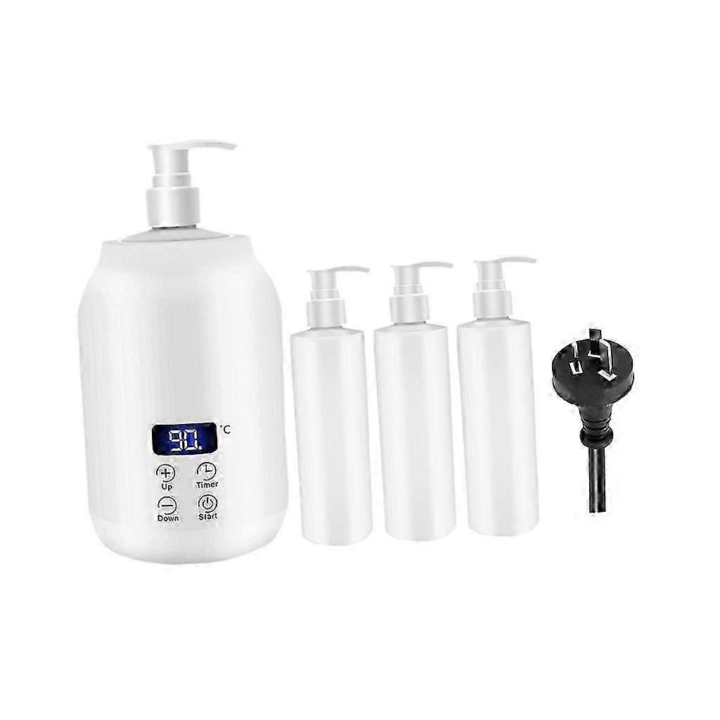 בקבוק יחיד עיסוי שמן מחמם חימום מהיר כלי יופי שמן בקבוק לבן יותר